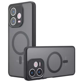   Techsuit - PureFrost MagSafe Ütésálló tok - Oppo A5 Pro 4G / A5 Pro 5G - Matt fekete