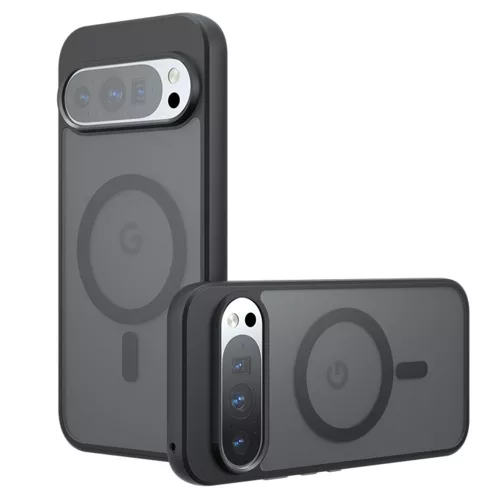Techsuit - PureFrost MagSafe Ütésálló tok - Google Pixel 9 / 9 Pro - Matt fekete