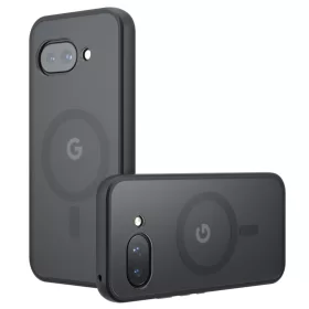   Techsuit - PureFrost MagSafe Ütésálló tok - Google Pixel 9a - Matt fekete