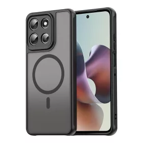   Techsuit - HaloFrost II MagSafe tok - Motorola Moto G56 - Fekete