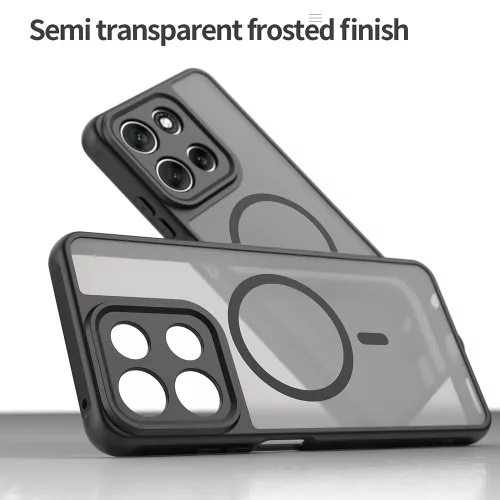 Techsuit - HaloFrost II MagSafe tok - Motorola Moto G56 - Fekete