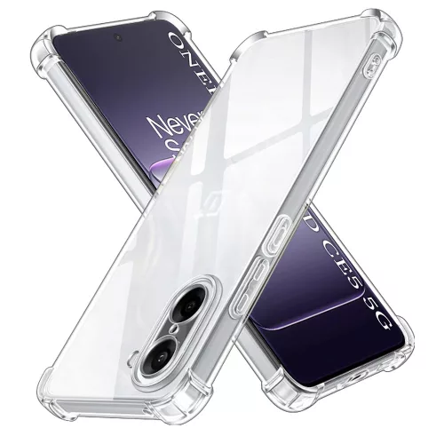 Techsuit - Shockproof Átlátszó Ütésálló Szilikon tok - OnePlus Nord CE5 - Átlátszó