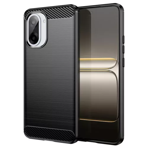 Techsuit - Carbon szilikon tok - OnePlus Nord CE5 - Fekete