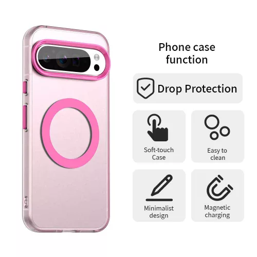Techsuit - CandyCase MagSafe tok - Google Pixel 10 / 10 Pro - Rózsaszín