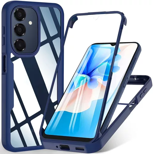 Techsuit - ColorVerse 360 tok kijelzővédővel -  Samsung Galaxy A16 4G / A16 5G / A17 5G / A17 4G / M17 / F17 - Kék