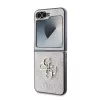 Guess - Bőr 4G Fém Logó (GUHCZF74GMGGR) - Samsung Galaxy Z Flip7 - Fekete