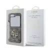 Guess - Bőr 4G Fém Logó (GUHCZF74GMGGR) - Samsung Galaxy Z Flip7 - Fekete