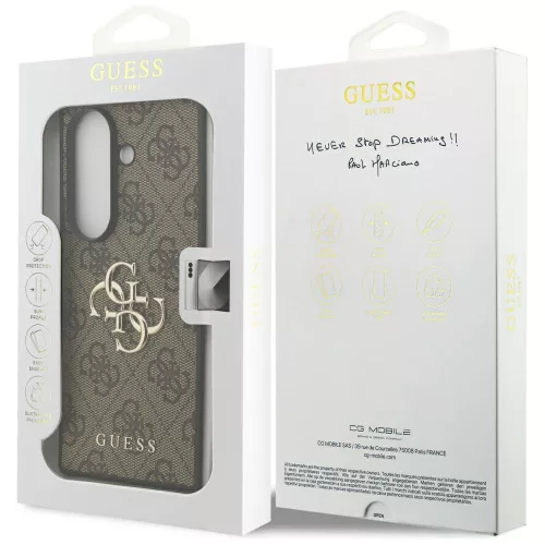 Guess - Hardcase 4G Big Logo (GUHCZFD74GMGBR) - Samsung Galaxy Z Fold7 - Brown
