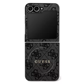   Guess - 4G Bőr Kollekció MagSafe (GUHMZF7P4MSEGCK) - Samsung Galaxy Z Flip7 - Fekete