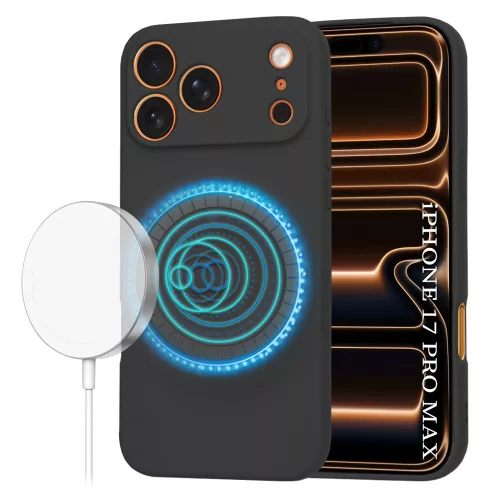 Techsuit - SoftFlex MagSafe tok - iPhone 17 Pro Max - Fekete