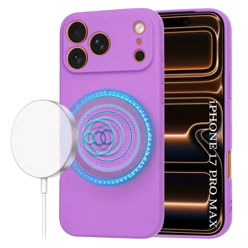 Techsuit - SoftFlex MagSafe tok - iPhone 17 Pro Max - Lila