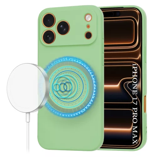Techsuit - SoftFlex MagSafe tok - iPhone 17 Pro Max - Mentazöld