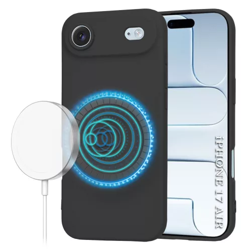 Techsuit - SoftFlex MagSafe tok - iPhone 17 Air - Fekete