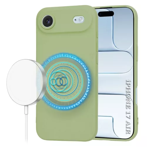 Techsuit - SoftFlex MagSafe tok - iPhone 17 Air - Matcha zöld