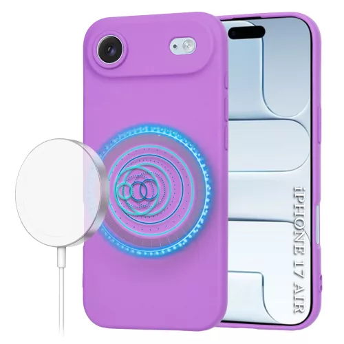 Techsuit - SoftFlex MagSafe tok - iPhone 17 Air - Lila
