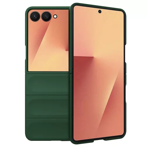 Techsuit - Magic Shield tok - Samsung Galaxy Z Flip7 - Zöld