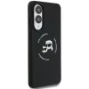 Karl Lagerfeld - Silicone Double Heads MagSafe (KLHMS25ESKCHTCK) - Samsung Galaxy S25 Edge - Black