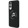 Karl Lagerfeld - Silicone Double Heads MagSafe (KLHMS25ESKCHTCK) - Samsung Galaxy S25 Edge - Black