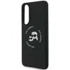Karl Lagerfeld - Silicone Double Heads MagSafe (KLHMS25ESKCHTCK) - Samsung Galaxy S25 Edge - Black