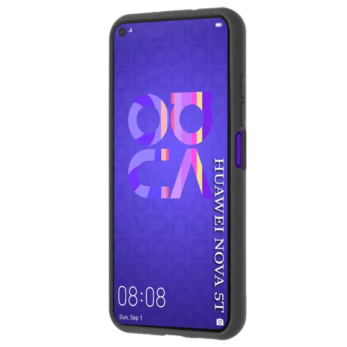 Techsuit - Glinth - Huawei nova 5T / Honor 20 - Fekete