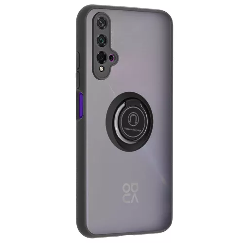 Techsuit - Glinth - Huawei nova 5T / Honor 20 - Fekete