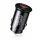 Techsuit - Premium Car Charger MiniFuseX (C4) - Fast Charge, Mini Design, 2in1 USB QC 4.0, Type-C PD20W, ABS - Black