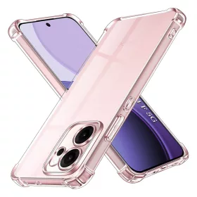   Techsuit - Shockproof Átlátszó Ütésálló Szilikon tok - Oppo Reno14 F / Reno14 FS 5G - Átlátszó