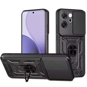   Techsuit - CamShield ütésálló tok - Oppo Reno14 F / Reno14 FS 5G - Fekete