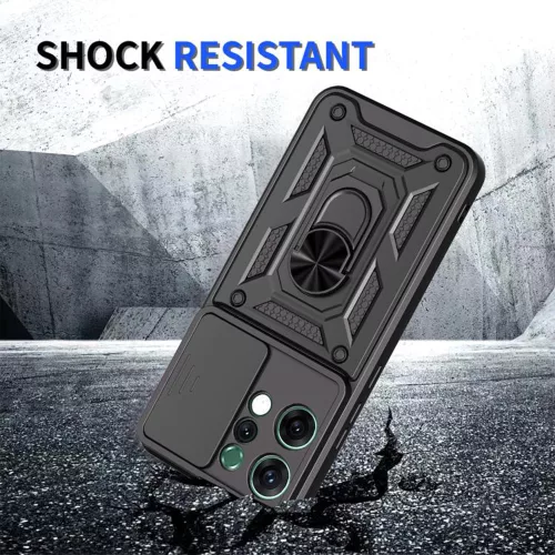 Techsuit - CamShield ütésálló tok - Oppo Reno14 F / Reno14 FS 5G - Fekete