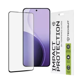   Techsuit - 111D Full Cover / Full Glue Glass - Oppo Reno14 F / Reno14 FS 5G - Black