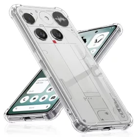   Techsuit - Shockproof Átlátszó Ütésálló Szilikon tok - Nothing Phone (3) - Átlátszó