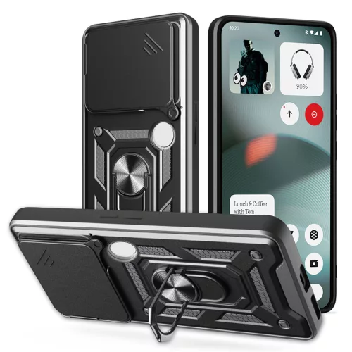 Techsuit - CamShield ütésálló tok - Nothing Phone (3) - Fekete