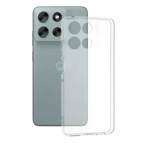 Techsuit - Clear Silicone tok - Motorola Moto G56 - Átlátszó