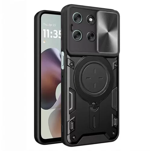 Techsuit - CamGuard Pro tok - Motorola Moto G56 - Fekete