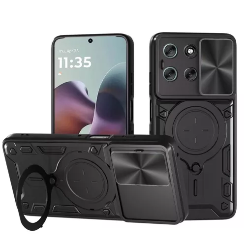 Techsuit - CamGuard Pro tok - Motorola Moto G56 - Fekete