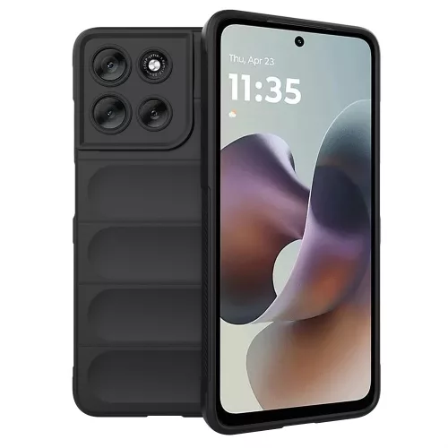 Techsuit - Magic Shield tok - Motorola Moto G56 - Fekete