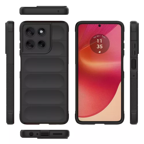 Techsuit - Magic Shield tok - Motorola Moto G56 - Fekete