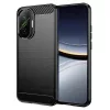 Techsuit - Carbon szilikon tok - Xiaomi Poco F7 - Fekete