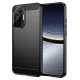 Techsuit - Carbon szilikon tok - Xiaomi Poco F7 - Fekete