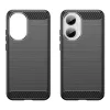 Techsuit - Carbon szilikon tok - Xiaomi Poco F7 - Fekete