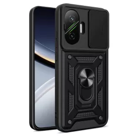   Techsuit - CamShield ütésálló tok - Xiaomi Poco F7 - Fekete