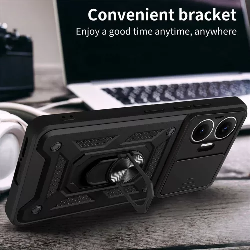 Techsuit - CamShield ütésálló tok - Xiaomi Poco F7 - Fekete