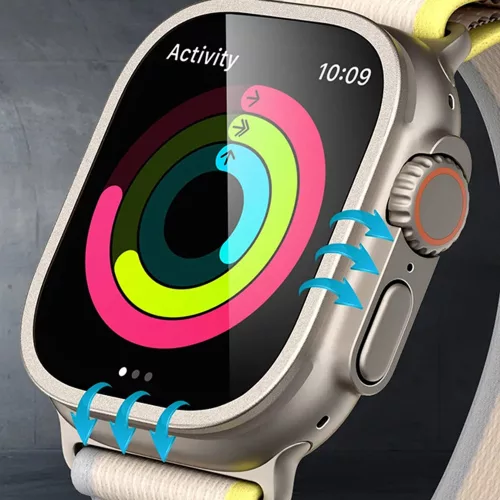 ESR - Armorite Screen Protector (2 pack) - Apple Watch Ultra / Ultra 2 / Ultra 3 - Titanium