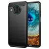 Techsuit - Carbon szilikon tok - Nokia X10 / X20 - Fekete