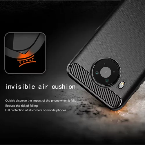 Techsuit - Carbon szilikon tok - Nokia X10 / X20 - Fekete