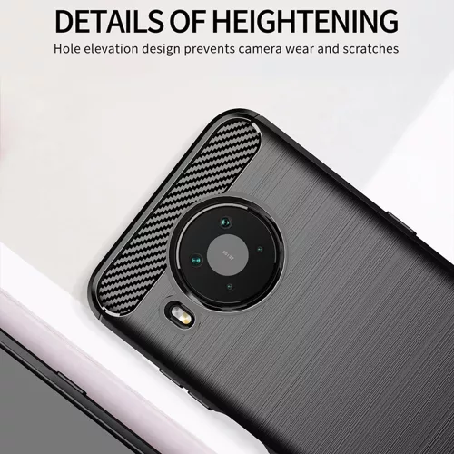 Techsuit - Carbon szilikon tok - Nokia X10 / X20 - Fekete