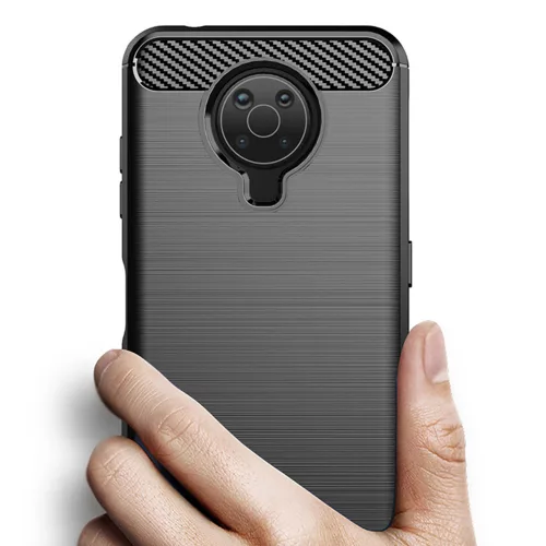 Techsuit - Carbon szilikon tok - Nokia G10 / G20 - Fekete
