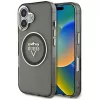 Guess - IML Fém Hegy Logó MagSafe (GUHMP16SHFGTMSLSK) - iPhone 16 - Fekete