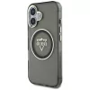 Guess - IML Fém Hegy Logó MagSafe (GUHMP16SHFGTMSLSK) - iPhone 16 - Fekete