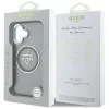 Guess - IML Fém Hegy Logó MagSafe (GUHMP16SHFGTMSLSK) - iPhone 16 - Fekete